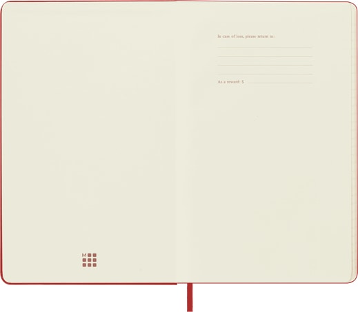 BORNA - Giftology A5 Hard Cover Notebook and Pen Set - Red