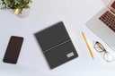 BUKH - SANTHOME A5 Hardcover Ruled Notebook Black