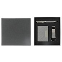 SILVAN - Giftology Gift Set (Card Holder, Key Chain and Pen) - Grey