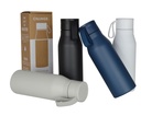 R-NEBRA - CHANGE Collection Recycled Stainless Steel Vacuum Bottle - White