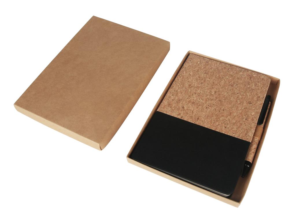 BORNA - Giftology A5 Hard Cover Notebook and Pen Set - Red