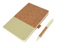 BORNA - Giftology A5 Hard Cover Notebook and Pen Set - Red