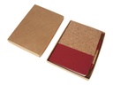BORNA - Giftology A5 Hard Cover Notebook and Pen Set - Red