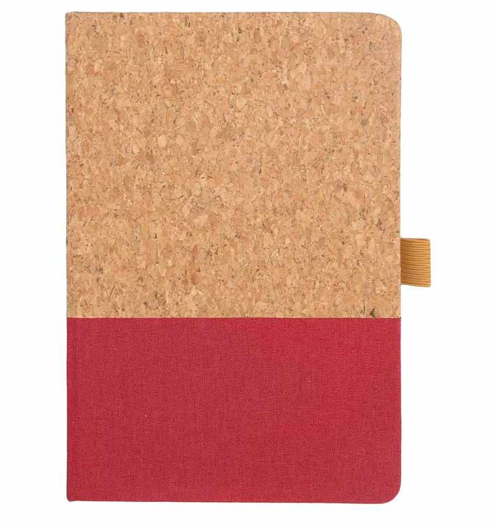 BORNA - Giftology A5 Hard Cover Notebook and Pen Set - Red