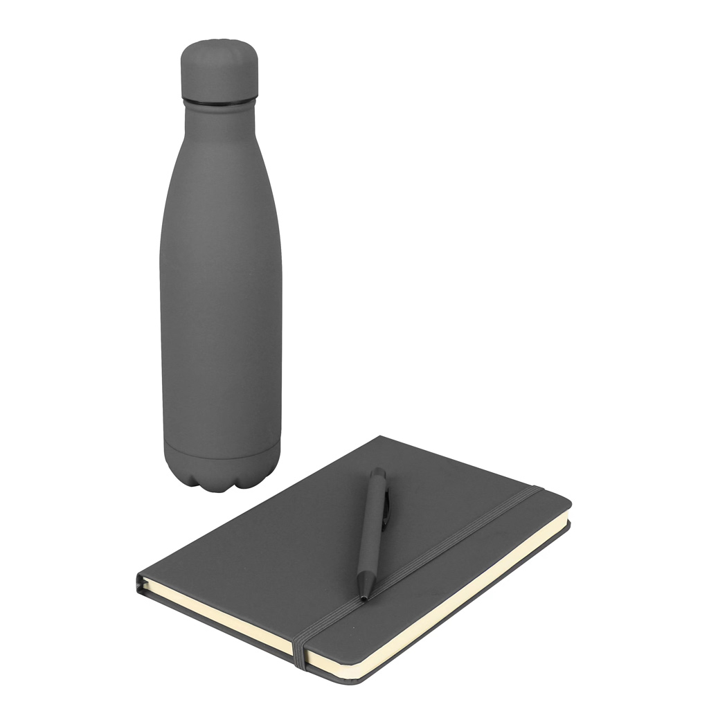 BORNA - Giftology A5 Hard Cover Notebook and Pen Set - Red