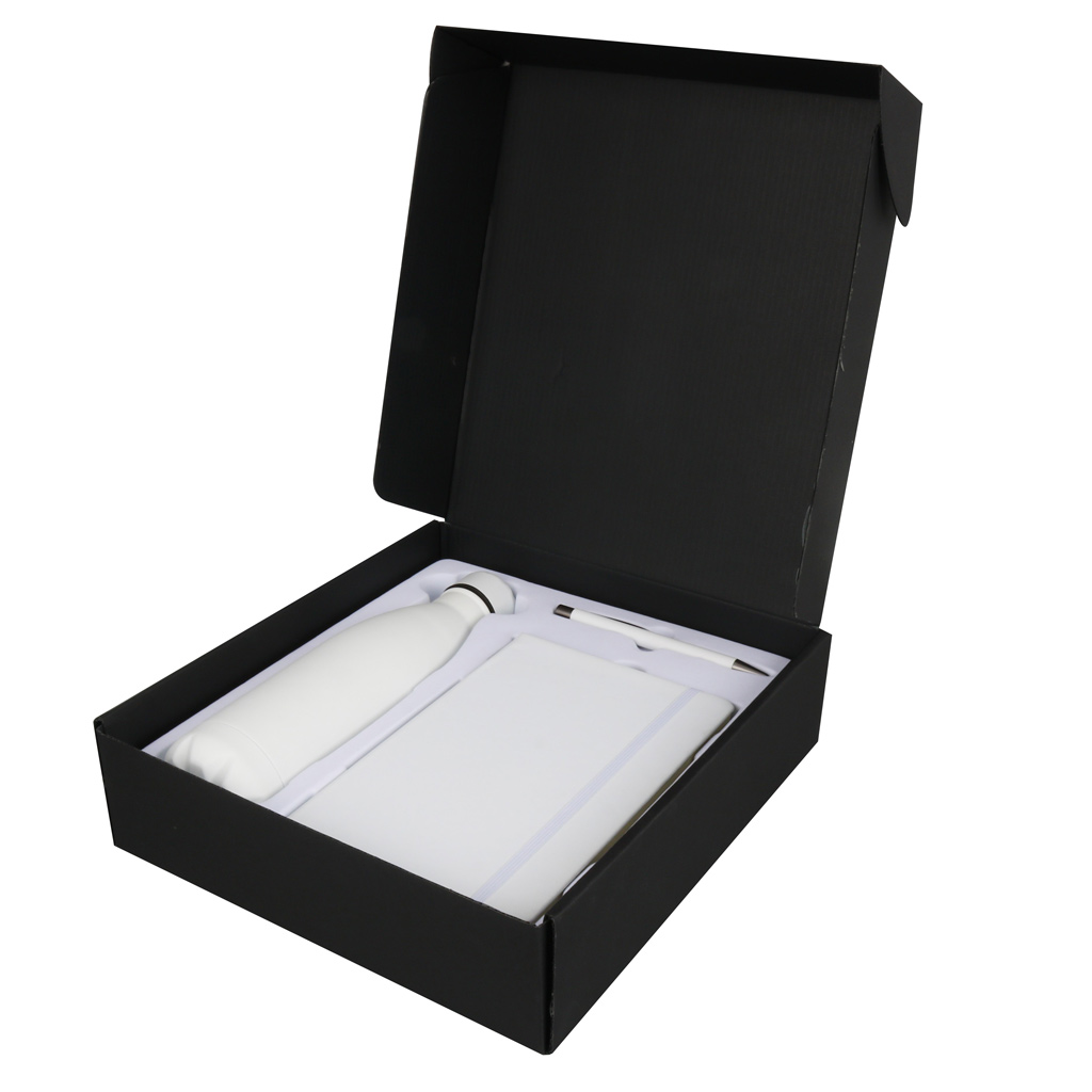 BORNA - Giftology A5 Hard Cover Notebook and Pen Set - Red