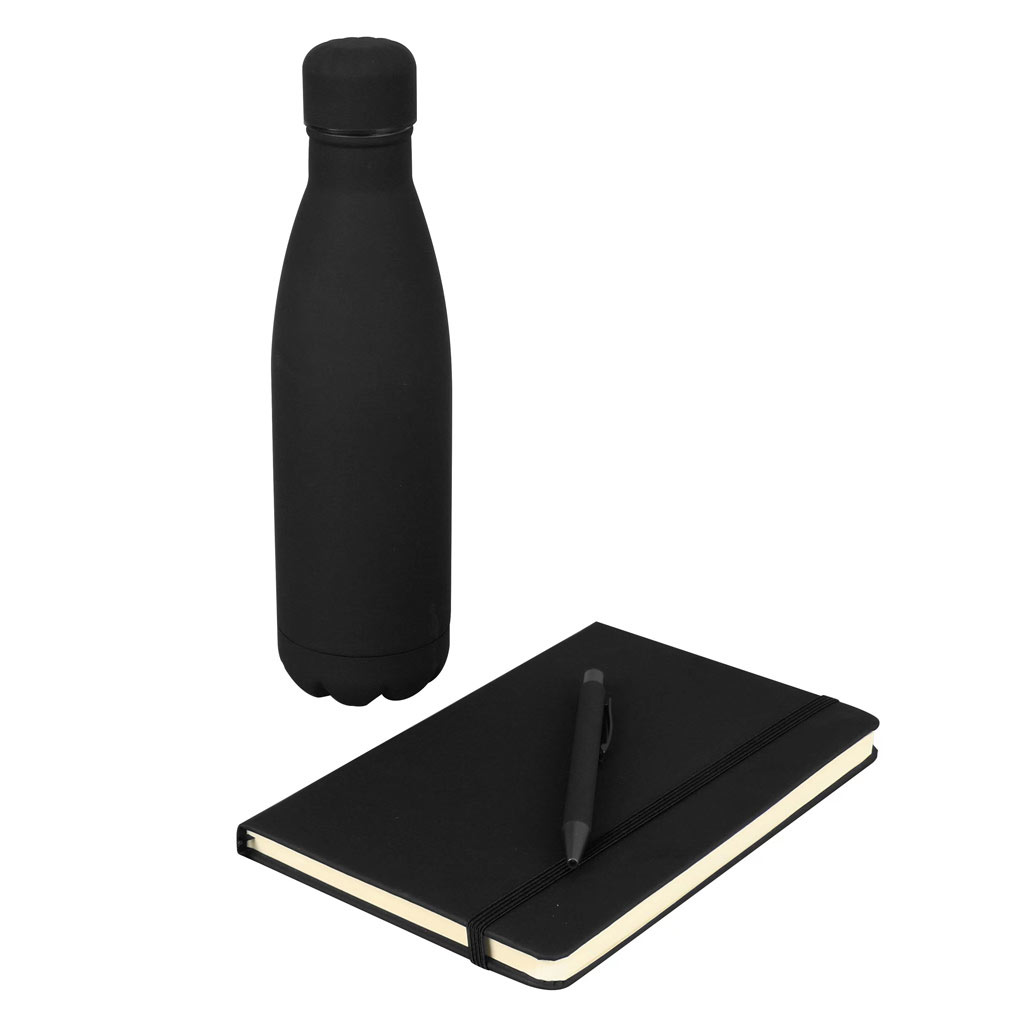 BORNA - Giftology A5 Hard Cover Notebook and Pen Set - Red