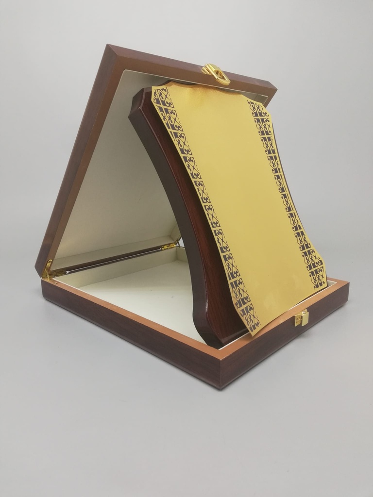 Wooden Trophy With Box