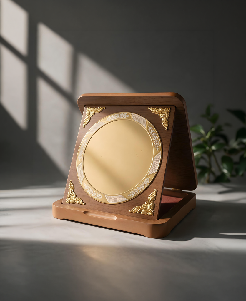 [051] Wooden Trophy Square M