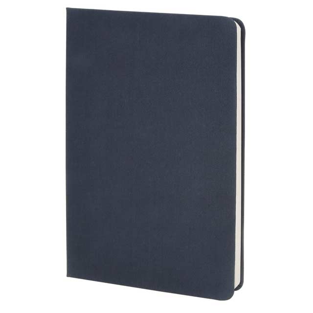 [NBSN 343] ORSHA - SANTHOME A5 rPET & FSC Certified Notebook - Navy Blue (Anti-Microbial)