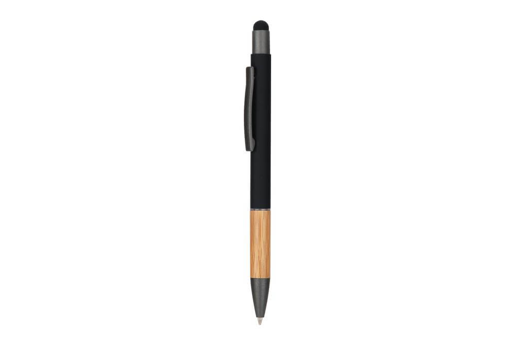 [WIMP 871] AYTOS - Metal Stylus Pen with Bamboo Grip - Blue