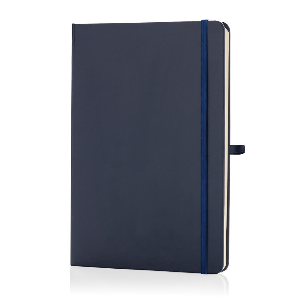 BUKH - SANTHOME A5 Hardcover Ruled Notebook Navy Blue 