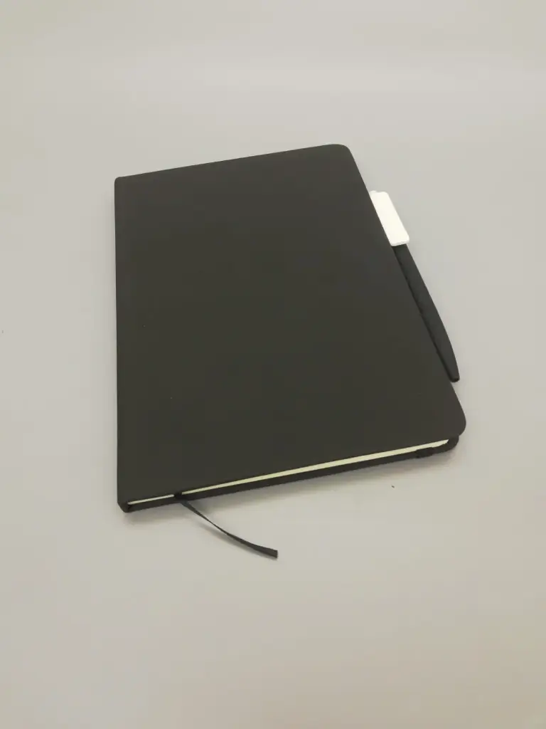 [nb001] Leather Notebook Black