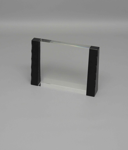 [1014] crystal trophy with black sides