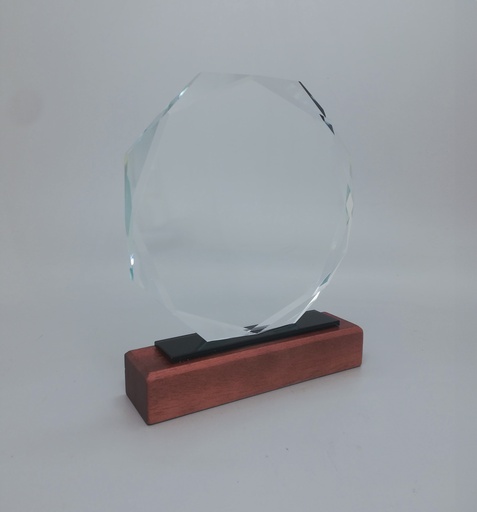 [AB0130] Cristal Trophy Circle Medium