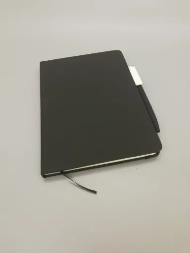 [nb001] Leather Notebook Black