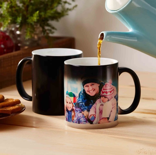 [1196] Magic Sublimation Mug Black